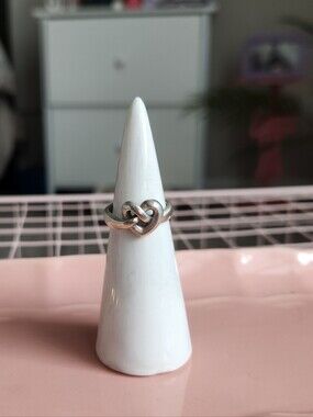 Sz 6 Retired James Avery Heart Knot Ring